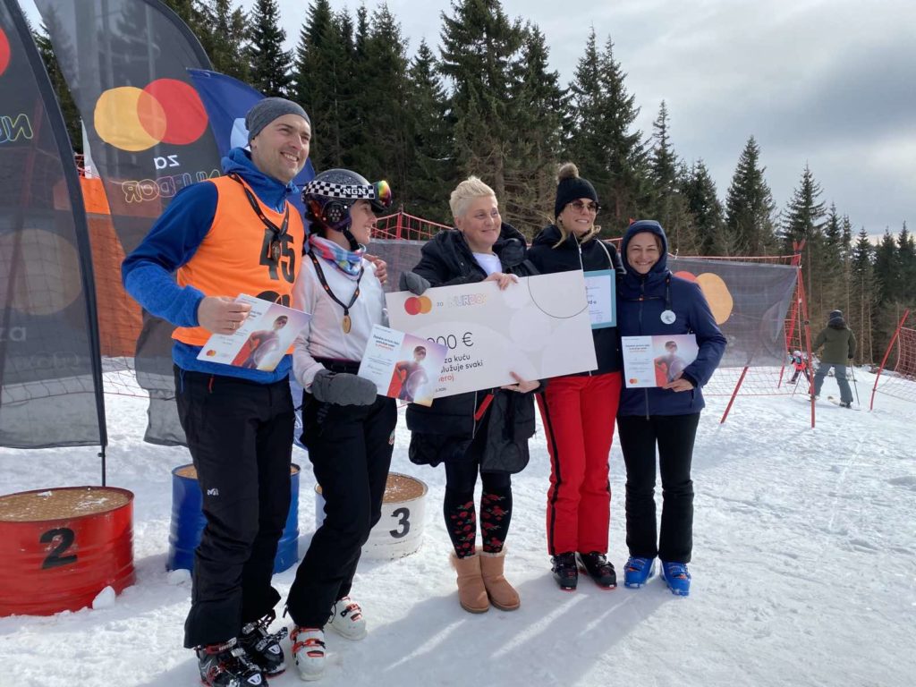 Mastercard humanitarna ski trka za NURDOR na Kopaoniku
