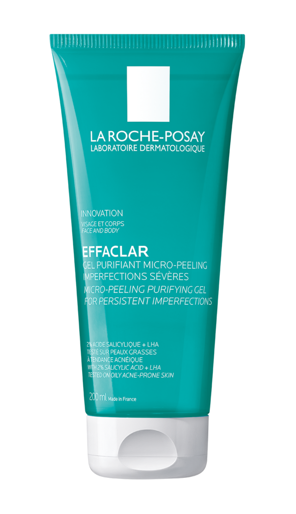 Novi Effaclar gel za čišćenje lica i tela sa efektom mikropilinga smanjuje izražene i uporne nepravilnosti na koži prouzrokovane aknama