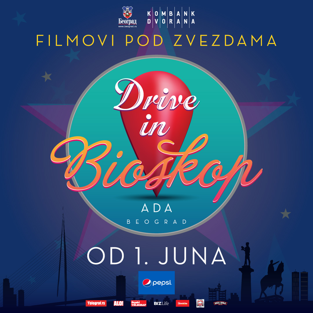 Od 1. juna počinje sa radom „Drive in bioskop“ na Adi