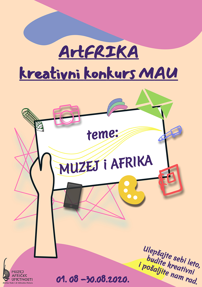 Muzej afričke umetnosti poziva đake u Srbiji da učestvuju u kreativnom konkursu ArtFRIKA