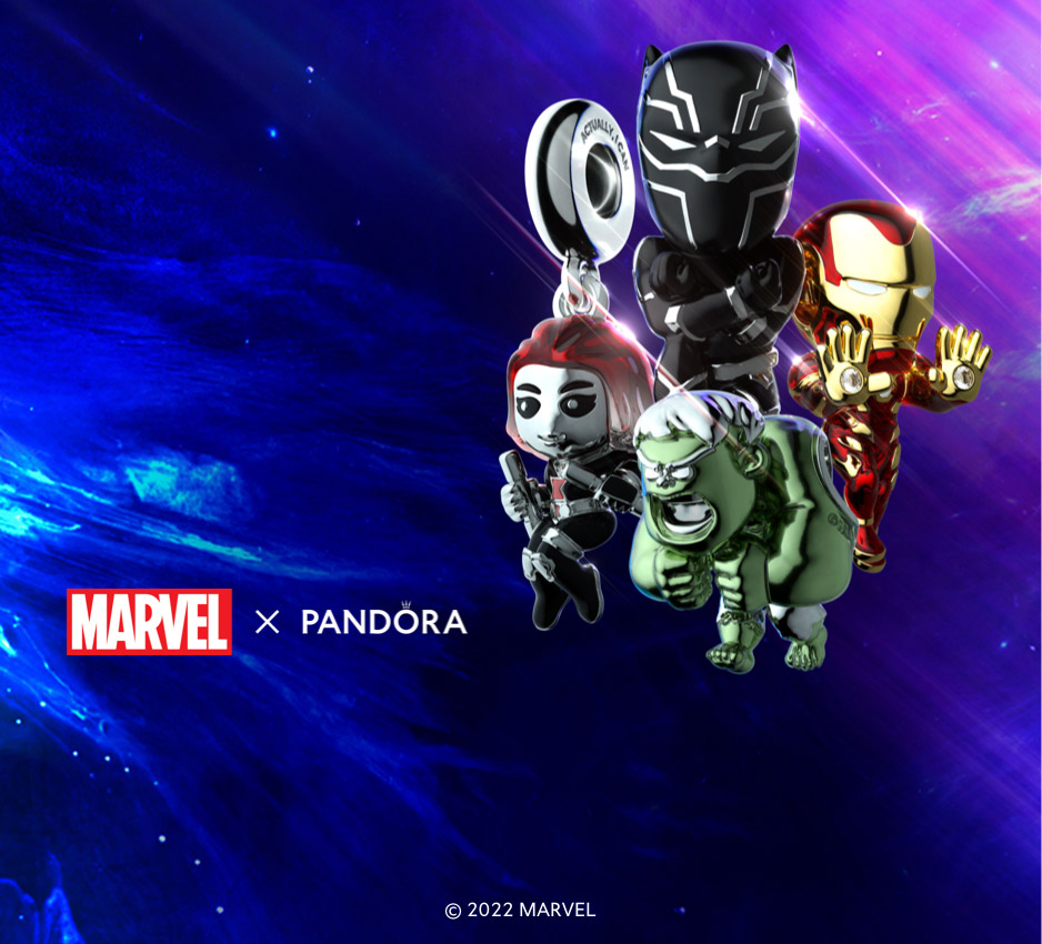 Marvel x Pandora: Nova Pandorina kolekcija inspirisana Marvelovim junacima