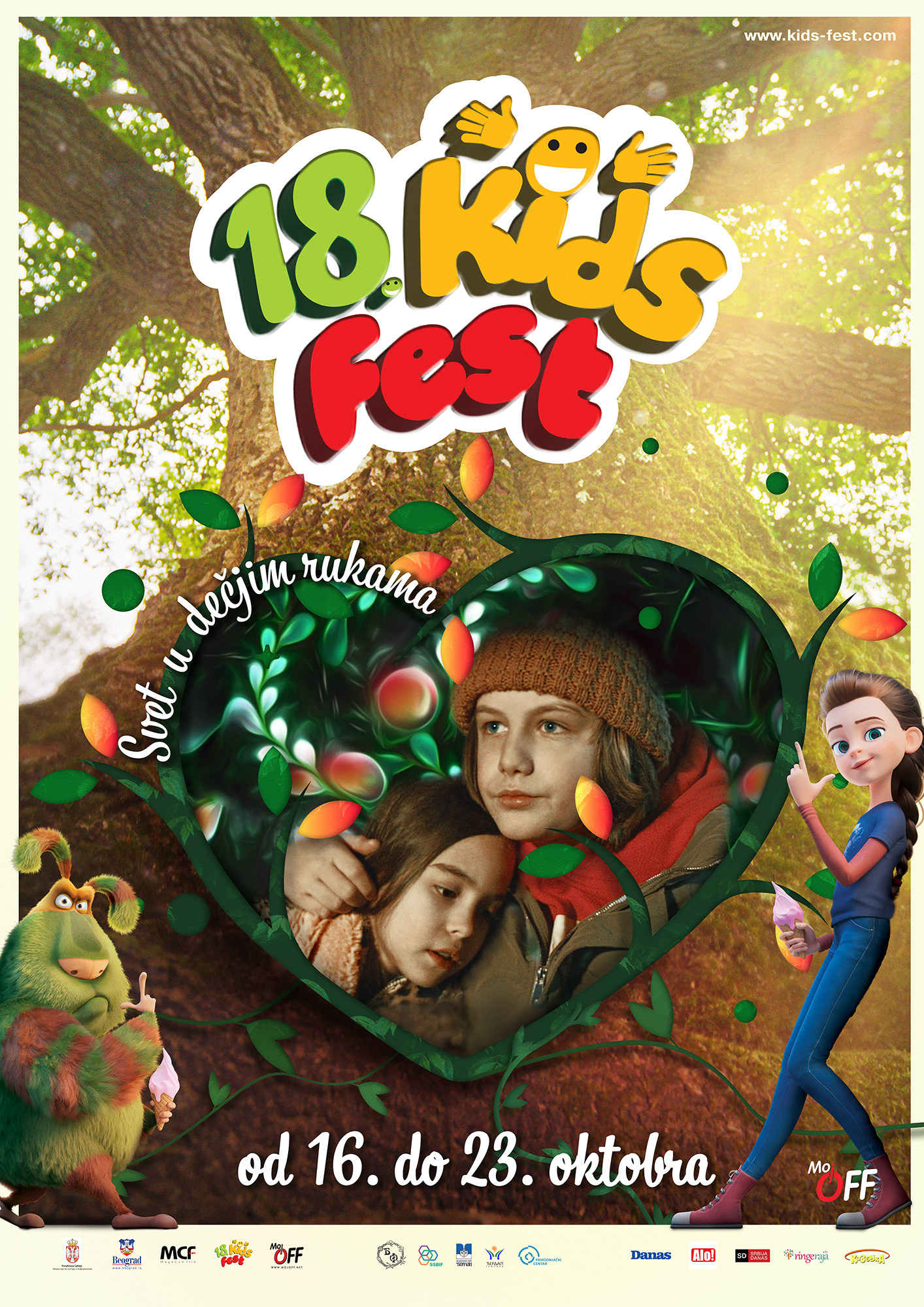 KIDS FEST slavi punoletstvo - od 16. do 23. oktobra u domaćim bioskopima