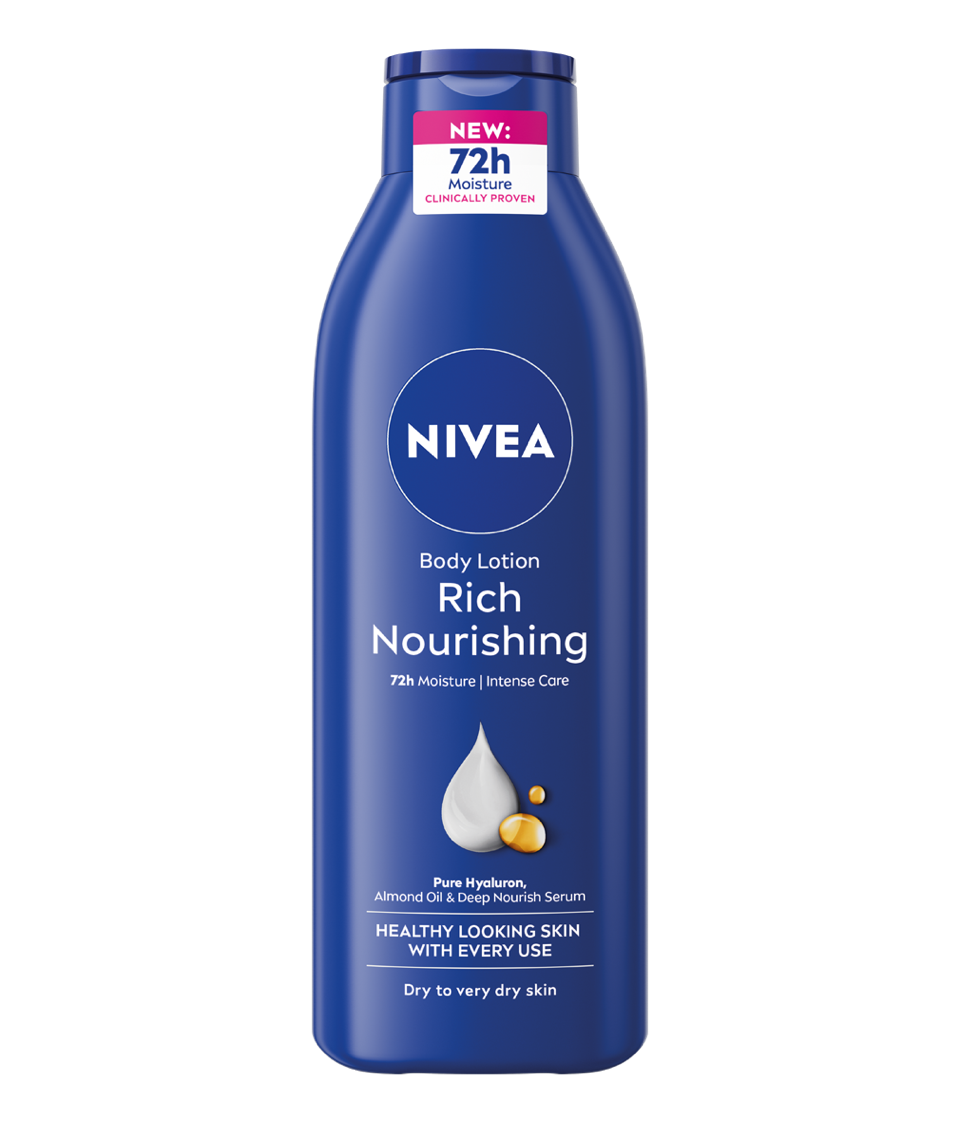 Zdrava i negovana koža i samopouzdanje koje dolazi iznutra  uz unapređenu formulaciju NIVEA Rich Nourishing mleka za telo