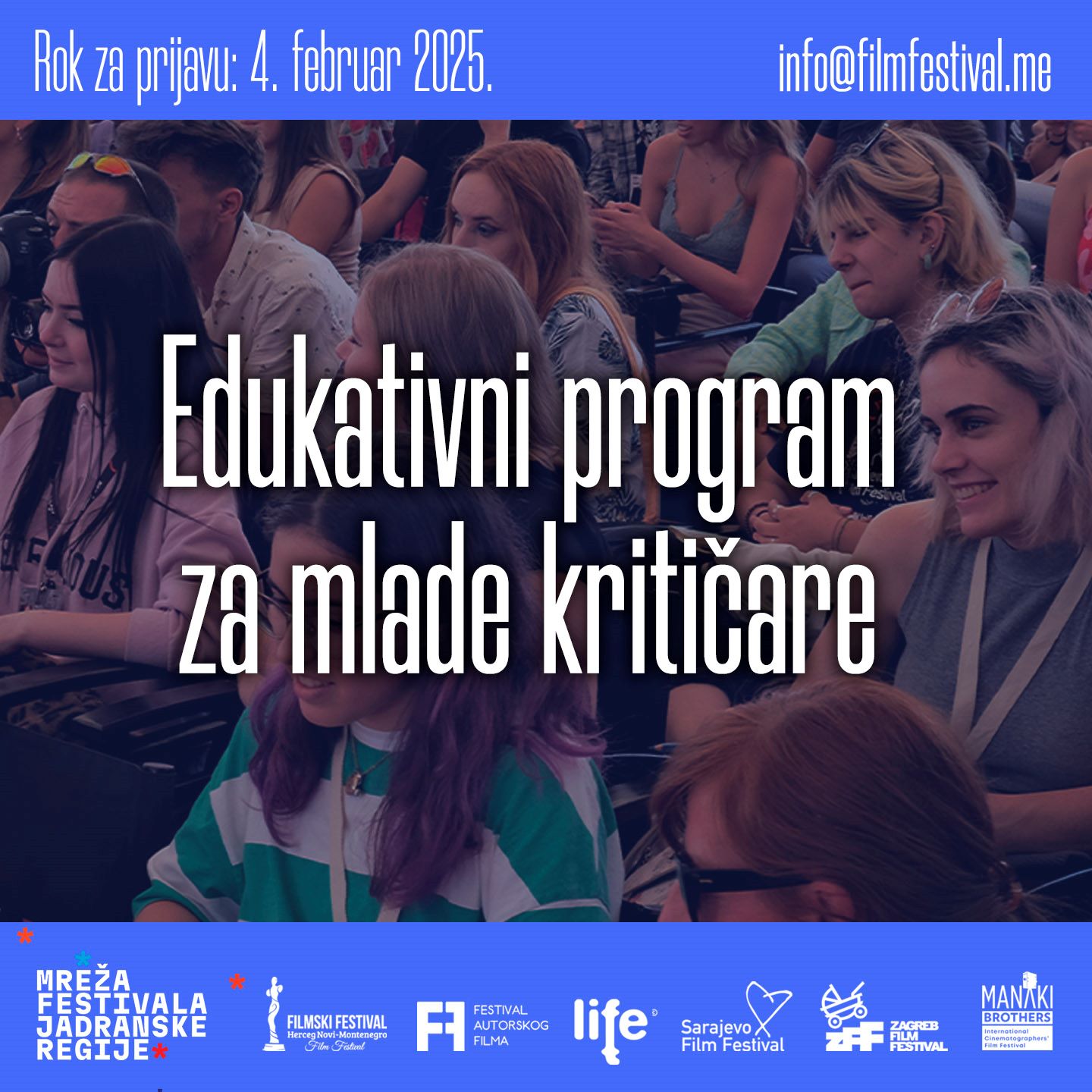 Edukativni program za mlade kritičare u okviru Mreže festivala Jadranske regije