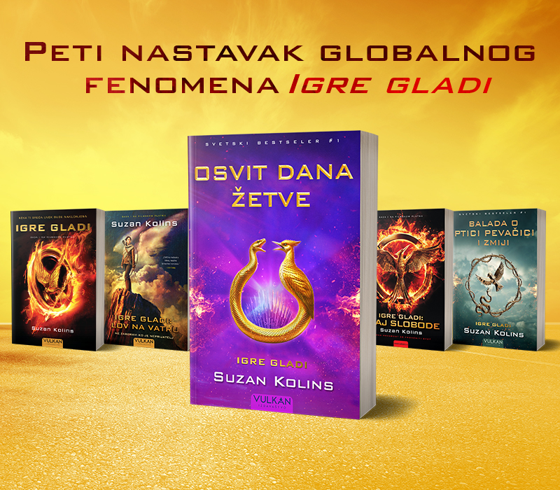 Konačno! Željno iščekivani peti deo hit serijala „Igre gladi“, knjiga „Osvit dana žetve“, u prodaji 