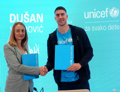 Dušan Vlahović i UNICEF zajedno za mentalno zdravlje dece i mladih