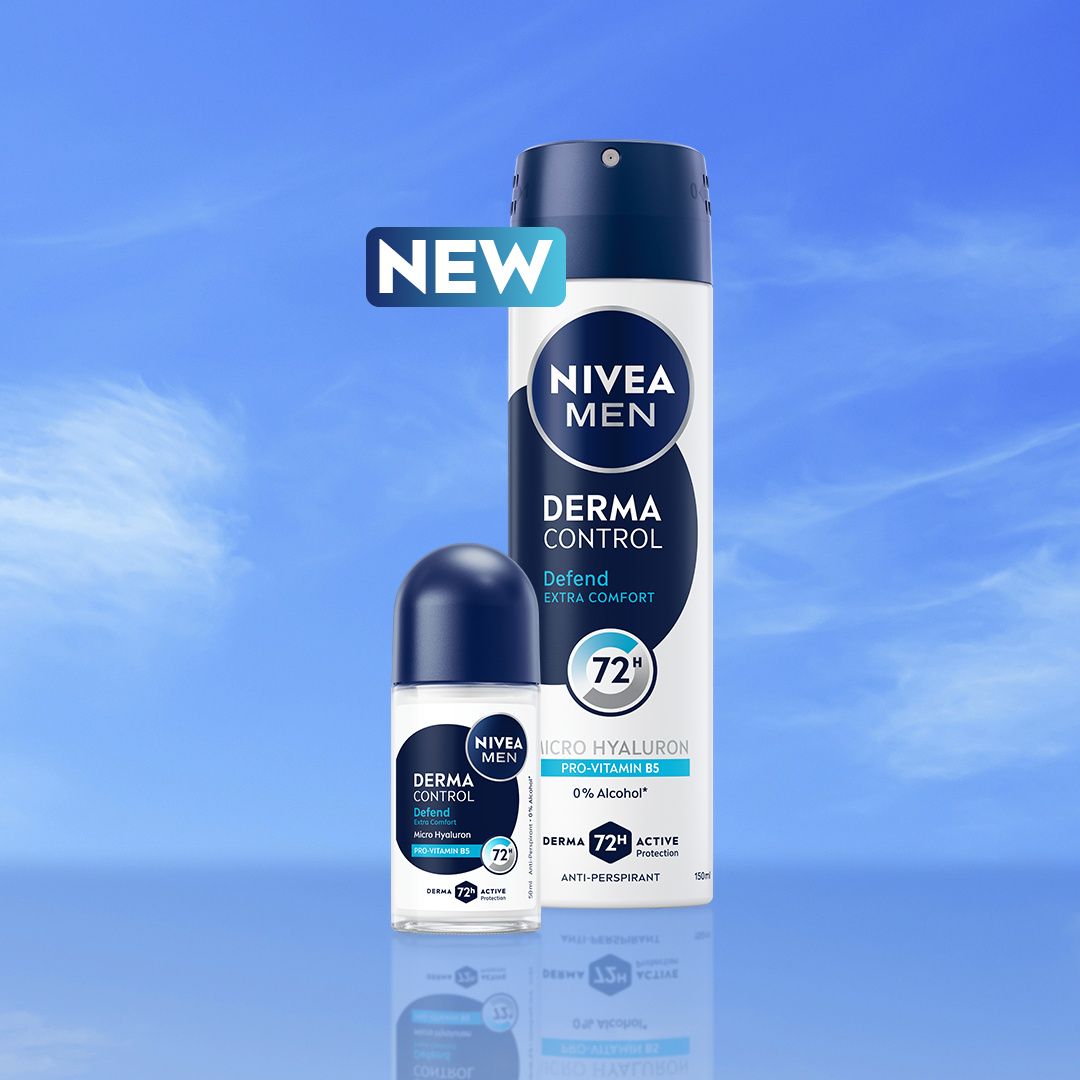 Samopouzdanje u svakom pokretu – otkrijte novu NIVEA Derma Control liniju dezodoransa za žene i muškarce